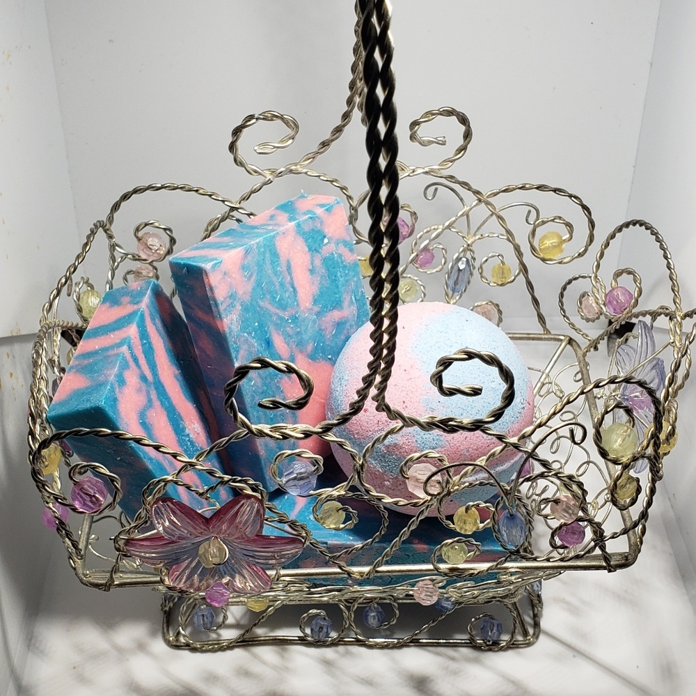 Set of 2 Cotton Candy Bar Soap - Picture 2 of 3